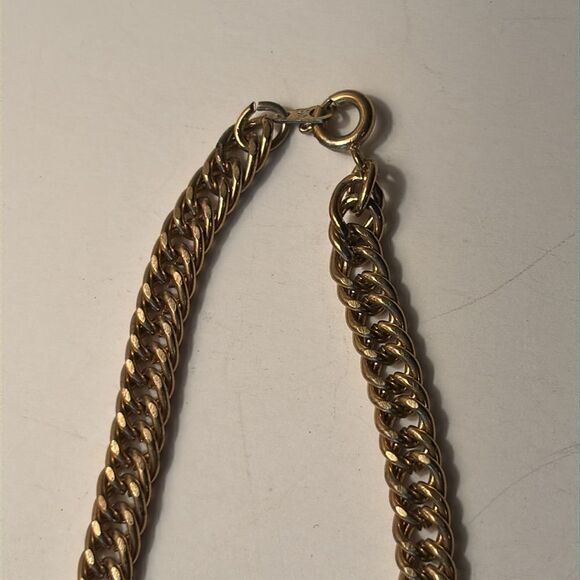 Vintage Gold Tone clasp Chain Necklace 18” - Picture 3 of 3
